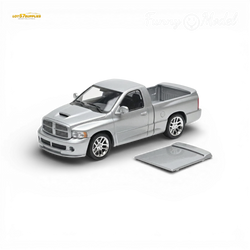 (Pre-Order) Funny Model 2004 Dodge RAM SRT-10 - Bright Silver Metallic 1:64 (ONLINE ORDER ONLY)