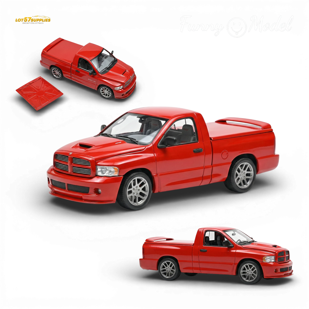 (Pre-Order) Funny Model 2004 Dodge RAM SRT-10 - Flame Red 1:64 (ONLINE ORDER ONLY)