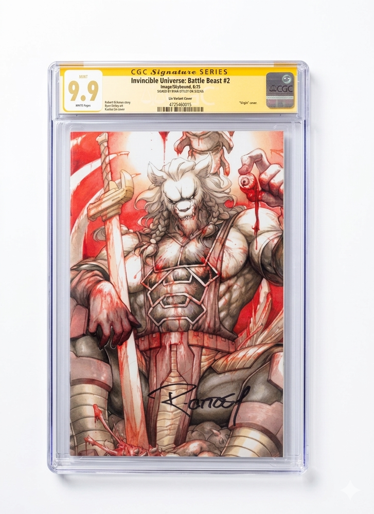 Invincible Universe Battle Beast #2, Rachta Lin [9.9 CGC Signature Series] (ONLINE ORDER ONLY)