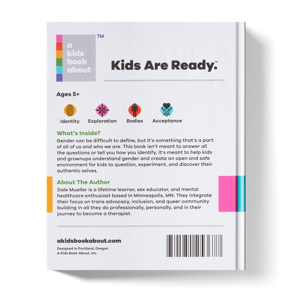 A Kids Book About Gender (ONLINE ORDER ONLY)