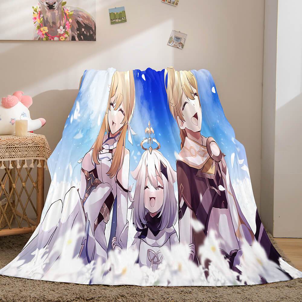 Genshin Impact Flannel Fleece Blanket (Online Order Only)