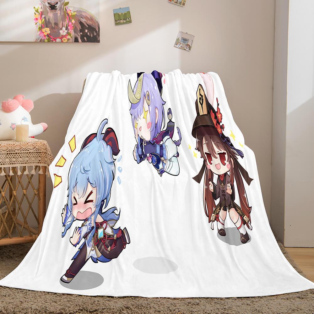 Genshin Impact Flannel Fleece Blanket (Online Order Only)