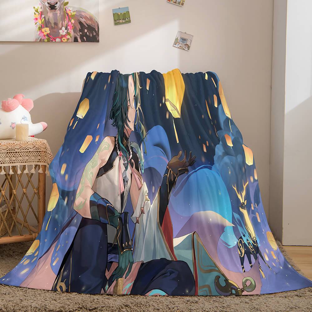 Genshin Impact Flannel Fleece Blanket (Online Order Only)