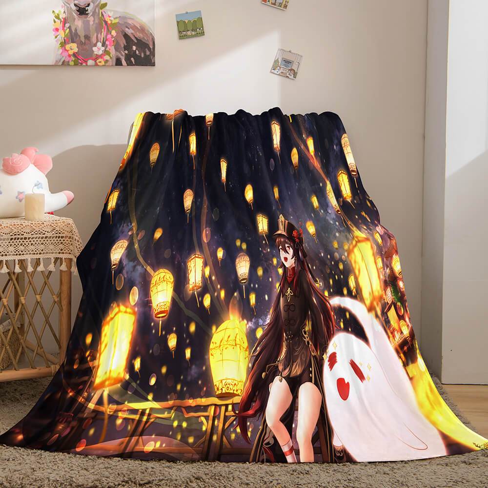 Genshin Impact Flannel Fleece Blanket (Online Order Only)