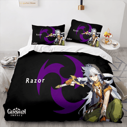 Genshin Impact Bedding Set Quilt Cover Without Filler (Online Order Only)