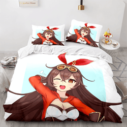 Genshin Impact Bedding Set Quilt Cover Without Filler (Online Order Only)