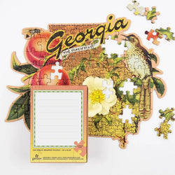 Georgia 100 Piece Mini Shaped Jigsaw Puzzle Galison (ONLINE ORDER ONLY)
