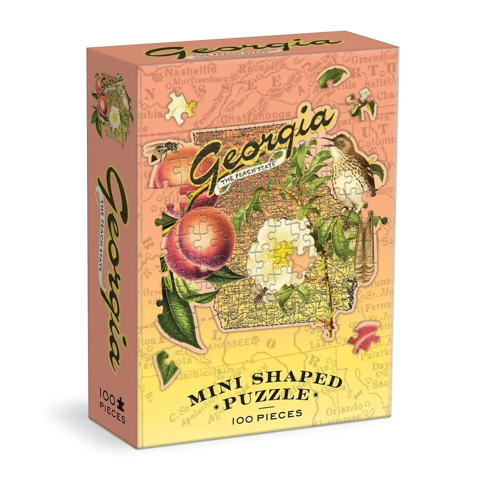 Georgia 100 Piece Mini Shaped Jigsaw Puzzle Galison (ONLINE ORDER ONLY)