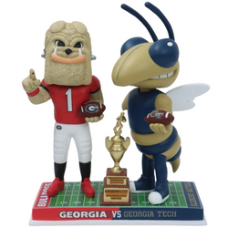 Georgia vs. Georgia Tech Football Rivalry Bobblehead (Presale) (ONLINE ORDER ONLY)