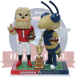 Georgia vs. Georgia Tech Football Rivalry Bobblehead (Presale) (ONLINE ORDER ONLY)