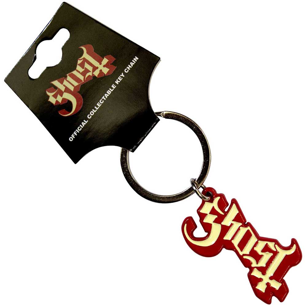 Ghost Band Red Shadow Logo Keychain (ONLINE ORDER ONLY)