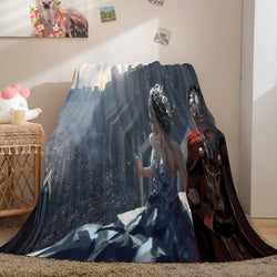 Ghost Blade Cosplay Flannel Fleece Blanket (Online Order Only)