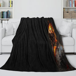 Ghost Rider Blanket Pattern Flannel Kids Room Throw (ONLINE ORDER ONLY)