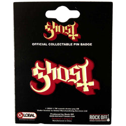 Ghost Red Logo Enamel Pin (ONLINE ORDER ONLY)