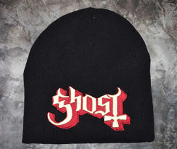 Ghost Rock Band Embroidered Logo Metal Beanie (ONLINE ORDER ONLY)