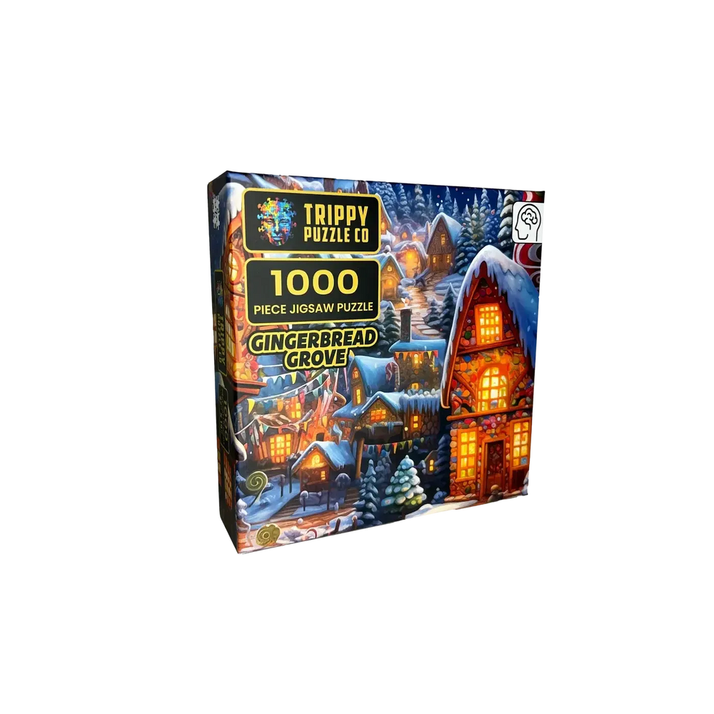 Gingerbread Grove 1000 Piece Jigsaw Puzzle Trippy
