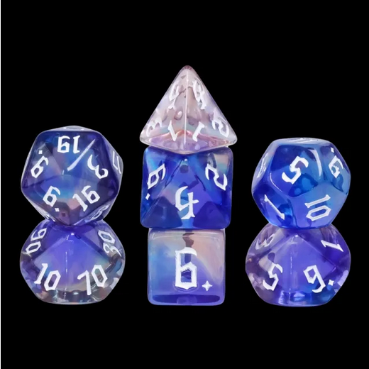 Glimmer Night RPG Dice Set (ONLINE ORDER ONLY)