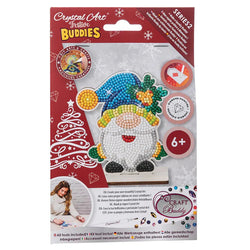 Gnome Crystal Art Festive Buddies Kit Craft Buddy (ONLINE ORDER ONLY)