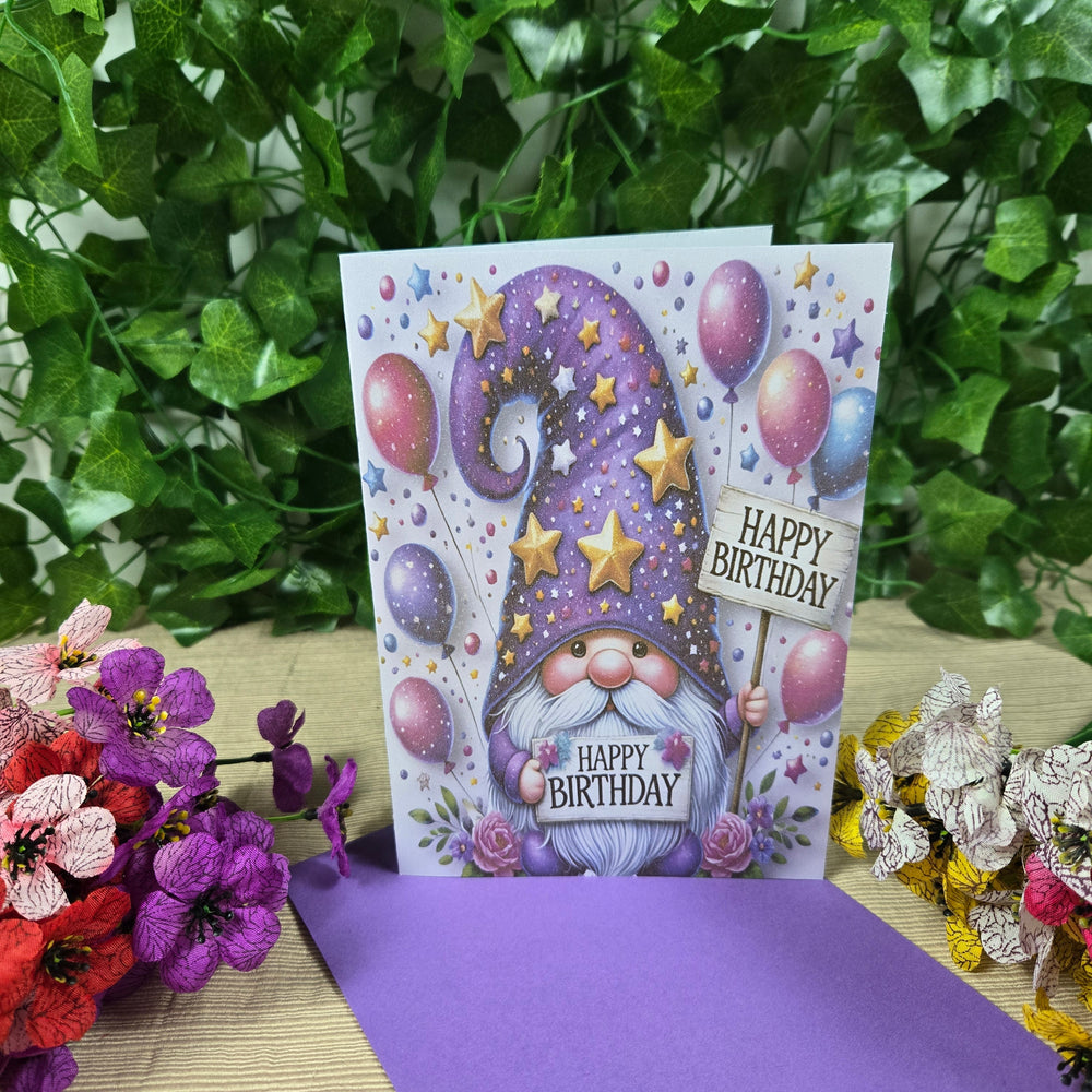 Gnome Birthday Card (ONLINE ORDER ONLY)