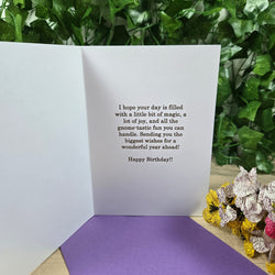 Gnome Birthday Card (ONLINE ORDER ONLY)