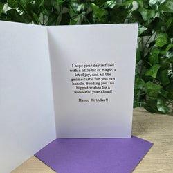 Gnome Birthday Card (ONLINE ORDER ONLY)
