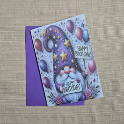 Gnome Birthday Card (ONLINE ORDER ONLY)