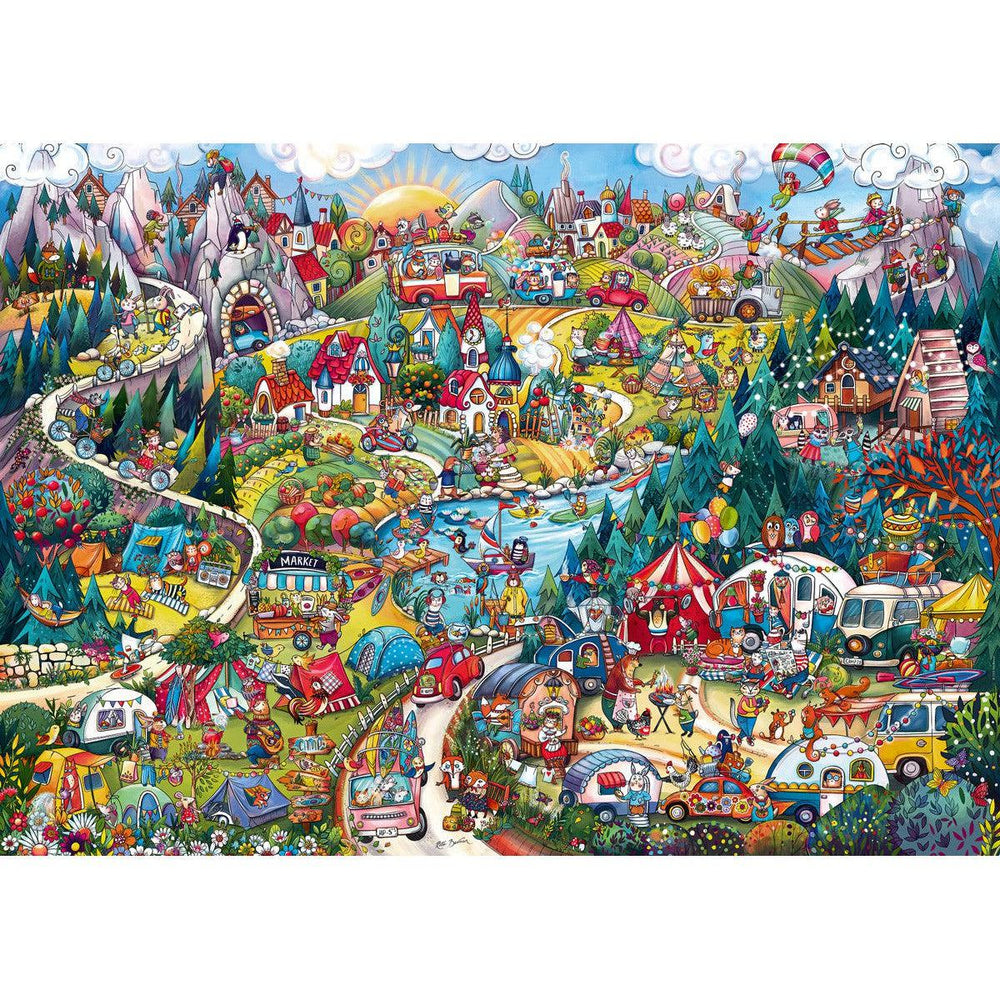 Go Camping! 2000 Piece Jigsaw Puzzle Heye (ONLINE ORDER ONLY)
