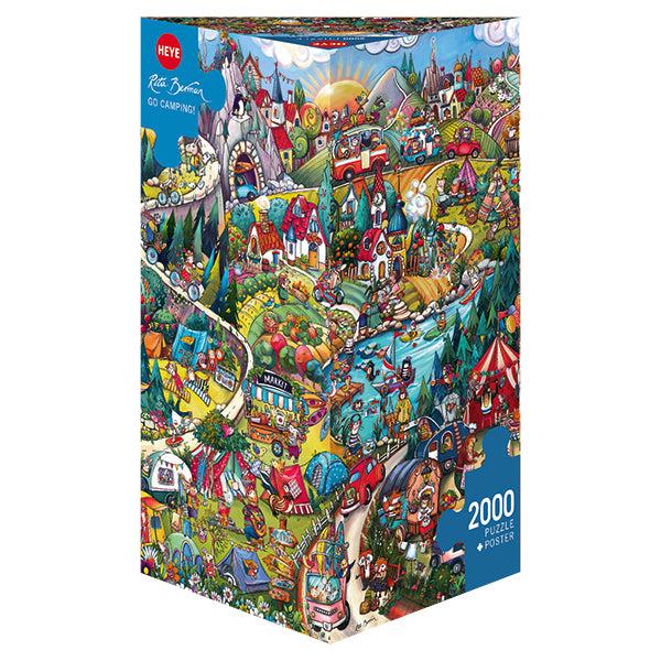 Go Camping! 2000 Piece Jigsaw Puzzle Heye (ONLINE ORDER ONLY)