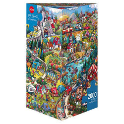 Go Camping! 2000 Piece Jigsaw Puzzle Heye (ONLINE ORDER ONLY)
