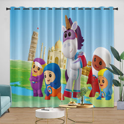 Go Jetters Curtains Pattern Blackout Window Drapes (ONLINE ORDER ONLY)