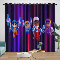 Go Jetters Curtains Pattern Blackout Window Drapes (ONLINE ORDER ONLY)