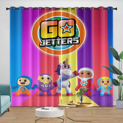 Go Jetters Curtains Pattern Blackout Window Drapes (ONLINE ORDER ONLY)