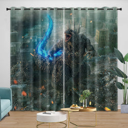 Godzilla Minus One Curtains Blackout Window Drapes (Online Order Only)