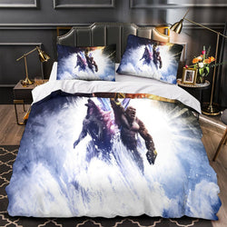 Godzilla X Kong The New Empire Bedding Set Duvet Cover Without Filler