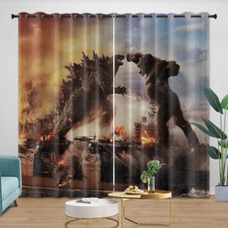 Godzilla X Kong The New Empire Curtains Blackout Window Drapes (Online Order Only)