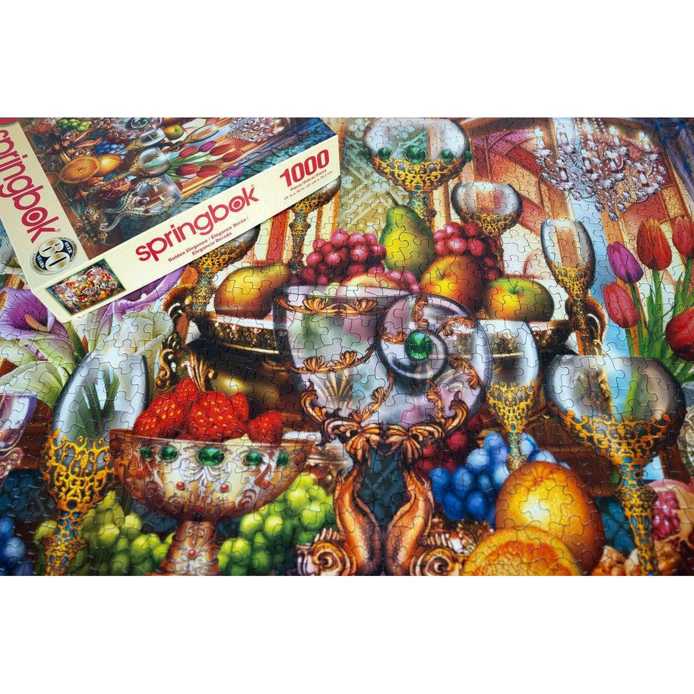 Golden Elegance 1000 Piece Jigsaw Puzzle Springbok (ONLINE ORDER ONLY)