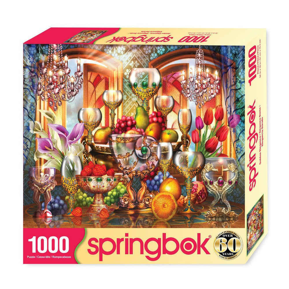 Golden Elegance 1000 Piece Jigsaw Puzzle Springbok (ONLINE ORDER ONLY)