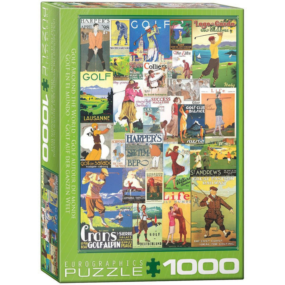 Golf Around the World 1000 Piece Jigsaw Puzzle Eurographics (ONLINE ORDER ONLY)