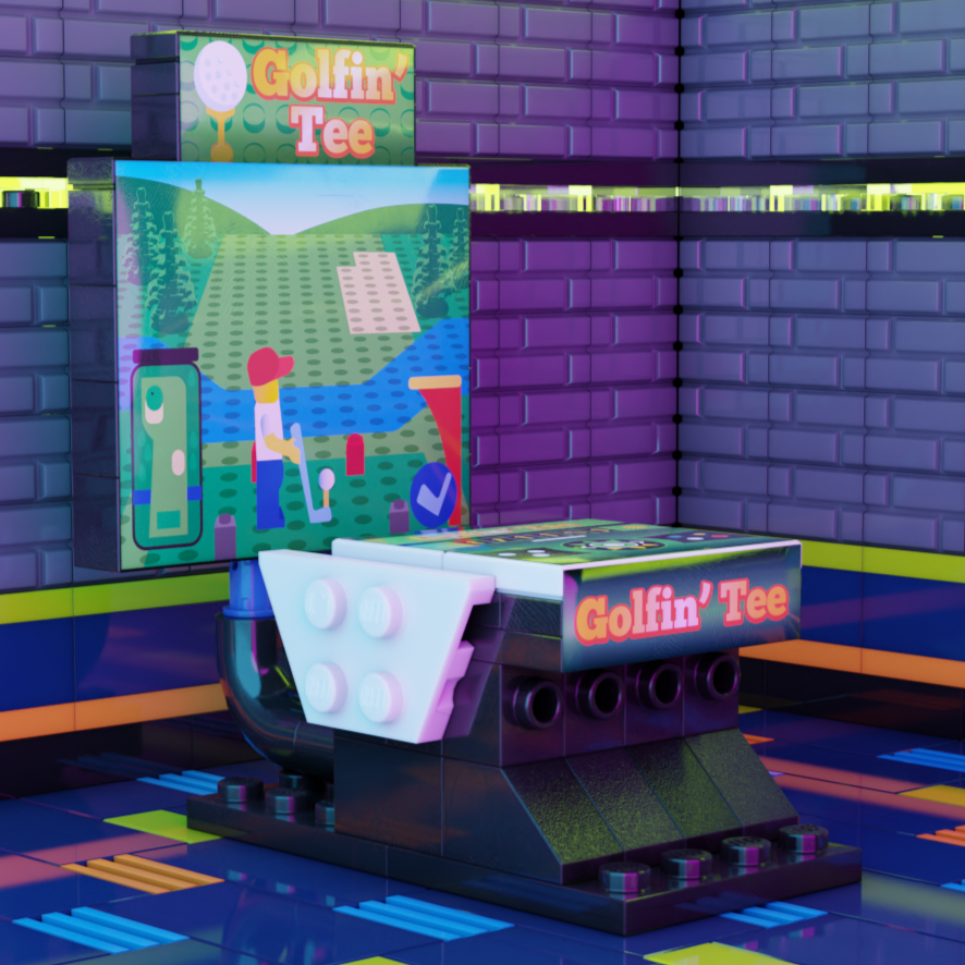 Golfin' Tee Arcade B3 Customs Building Set (Online Order Only)