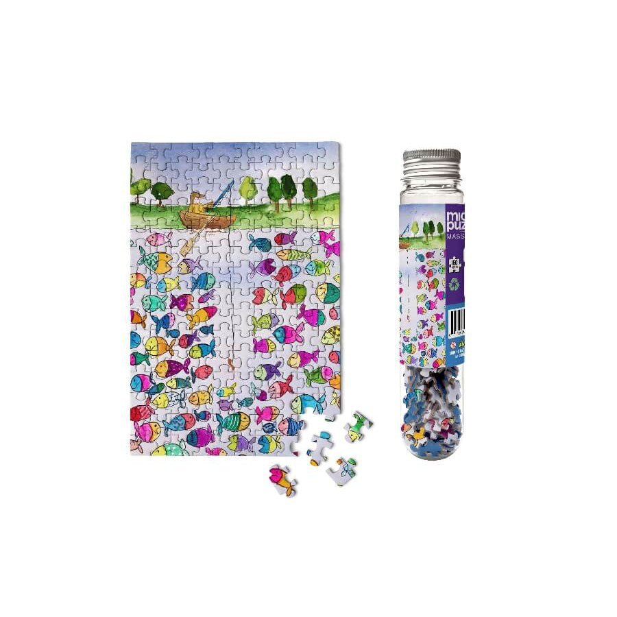 Gone Fishing 150 Piece Mini Jigsaw Puzzle Micro Puzzles (ONLINE ORDER ONLY)