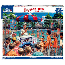 Good Humor Man 1000 Piece Jigsaw Puzzle White Mountain (ONLINE ORDER ONLY)