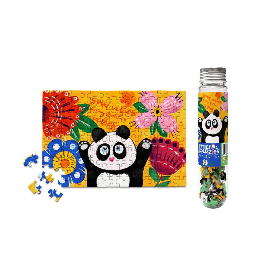 Good Vibes Panda 150 Piece Mini Jigsaw Puzzle Micro Puzzles (ONLINE ORDER ONLY)