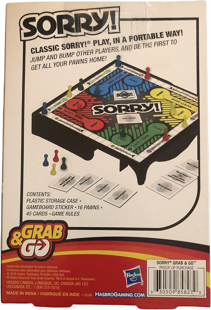Grab and Go: Sorry! (ONLINE ORDER ONLY)