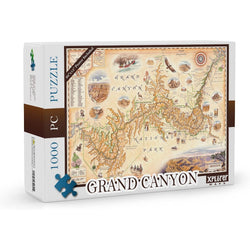 Grand Canyon National Park 1000 Piece Jigsaw Puzzle Xplorer Maps (ONLINE ORDER ONLY)