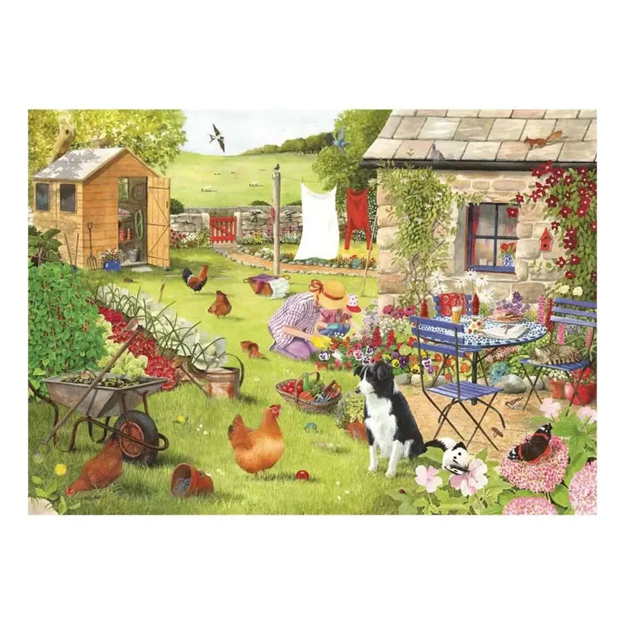 Grandma's Garden 500 Big Piece Jigsaw Puzzle HOP (ONLINE ORDER ONLY)