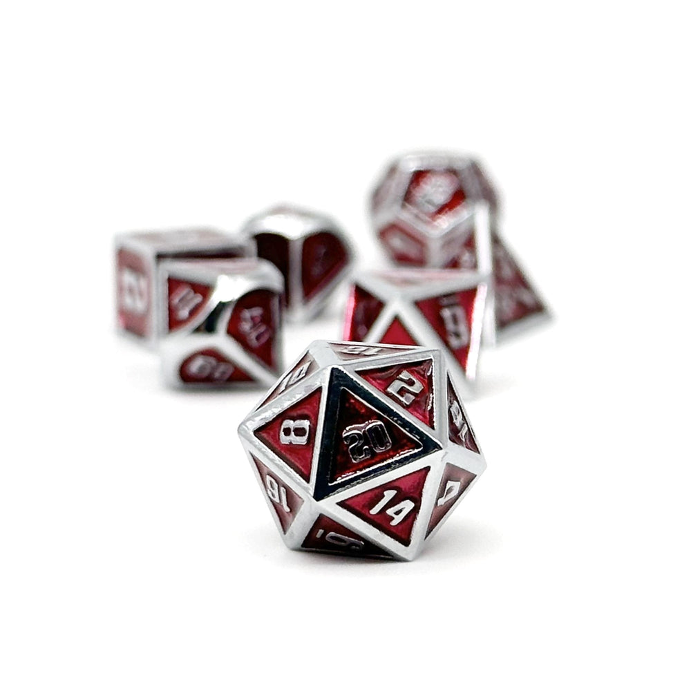 Gravestones - Blood Moon - Metal Dice Set (ONLINE ORDER ONLY)