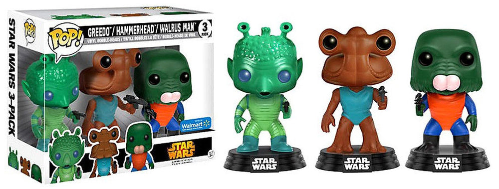 Greedo/Hammerhead/Walrus Man 3-pk - Walmart Exclusive (Online Order Only)