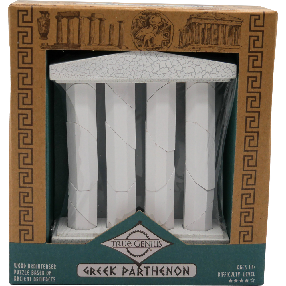 Greek Parthenon Brainteaser Puzzle True Genius (ONLINE ORDER ONLY)