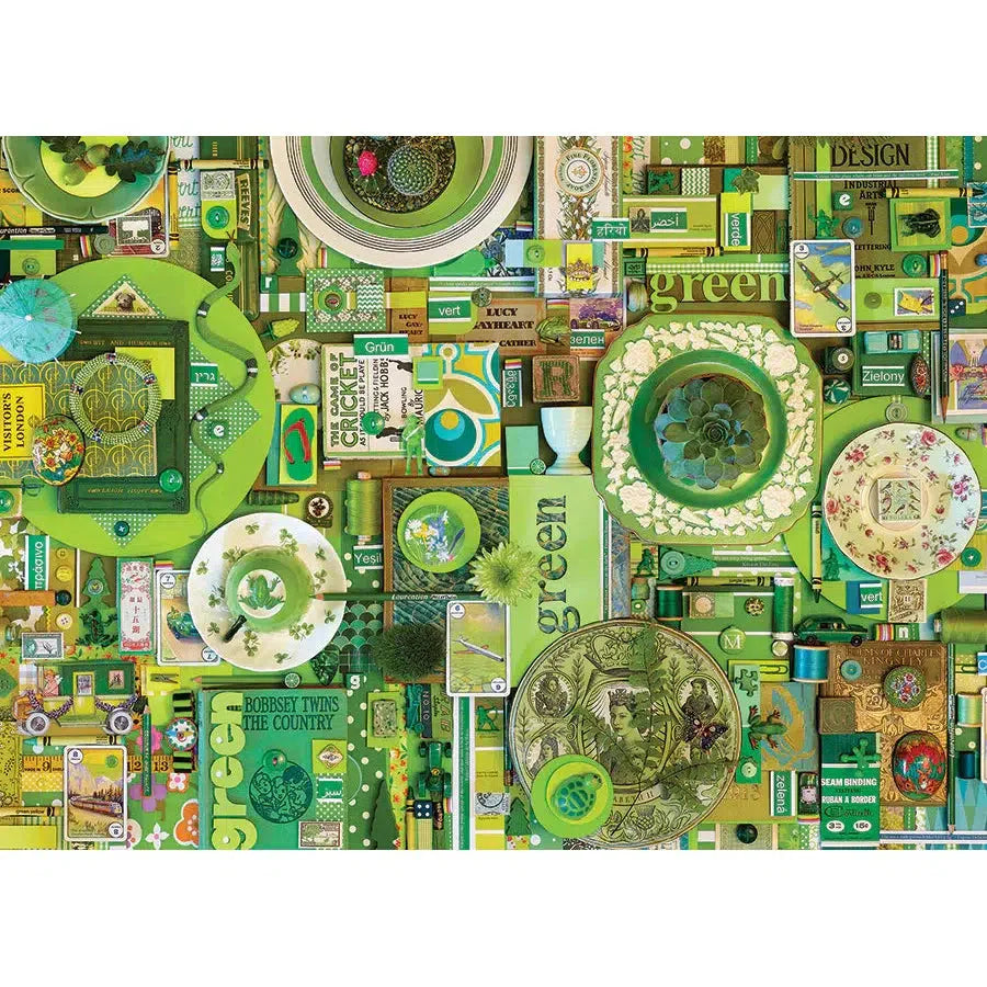 Green 1000 Piece Jigsaw Puzzle Cobble Hill (ONLINE ORDER ONLY)