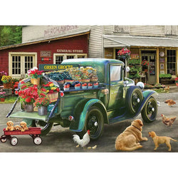 Green Grocer 35 Piece Tray Jigsaw Puzzle Cobble Hill (ONLINE ORDER ONLY)